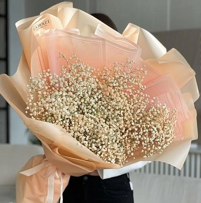 Букет "Персиковое облако"