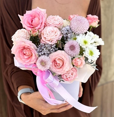 Композиция "Бриллиантовая роса"