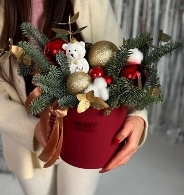 Композиция "Деревенское Рождество"