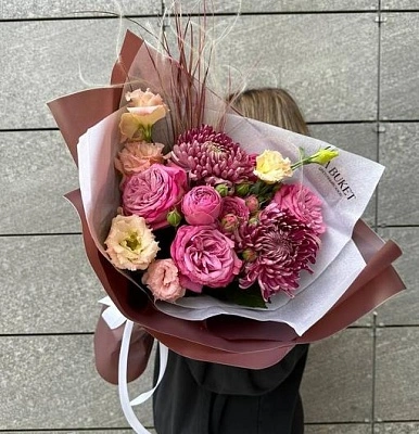 Букет "Рубиновая мечта"