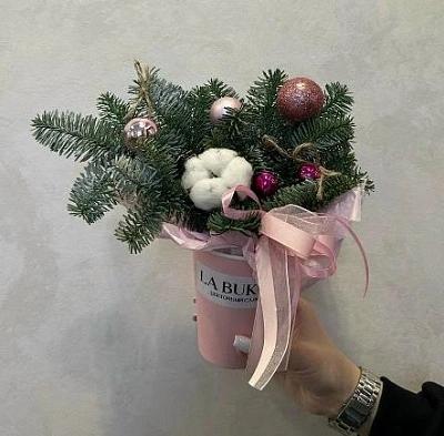 Композиция "Новогодний комплимент №4"